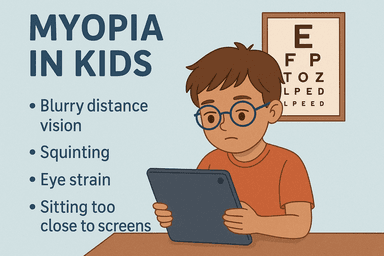 Myopia in Children: Causes, Signs & Prevention